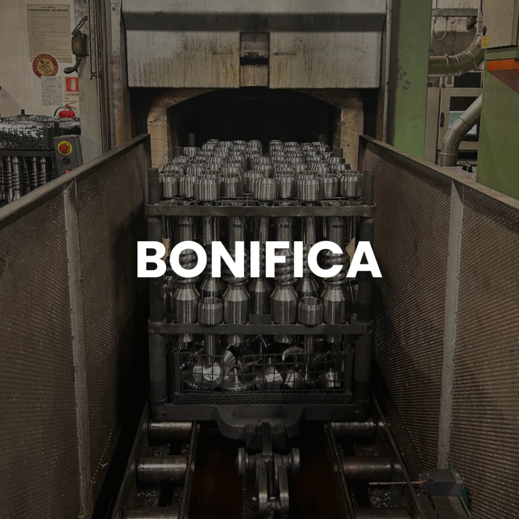 Bonifica di componenti in acciaio per applicazioni industriali